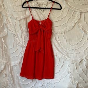red bow game day dress!